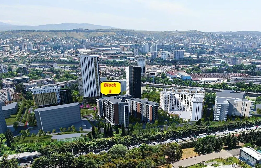 Modern Cozy Studio Apt In M3 Saburtalo Tbilisi 0*,  Georgien